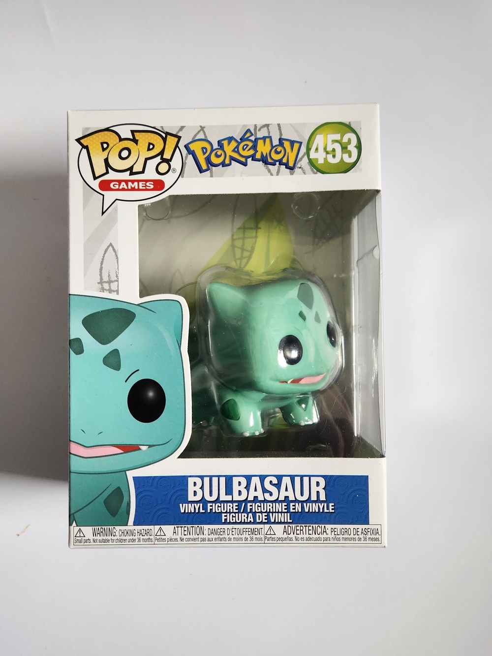 NIB Funko Pop! Games Pokemon Bulbasaur #453 Vinyl Figure